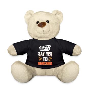 Sag Ja zu Dinosauriern - Teddy - Schwarz - Vorne