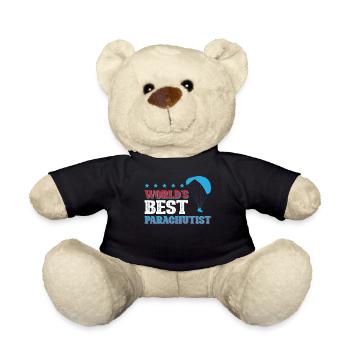 Meilleur parachutiste du monde - Nounours - noir - Devant