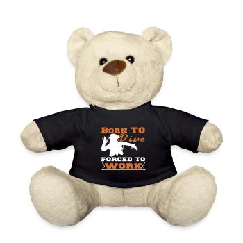 Taucher Tauchen Design Schnorcheln - Teddy - Schwarz - Vorne
