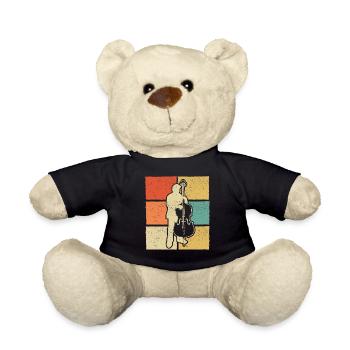 Double bass Double bass player Double bass player - Teddy Bear - black - Front