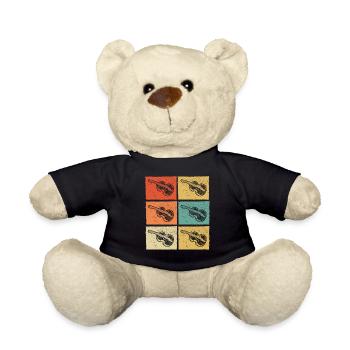 Double bass Double bass player Double bass player - Teddy Bear - black - Front