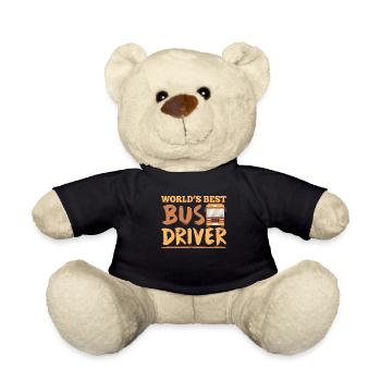 Le meilleur chauffeur de bus au monde Trajet en autocar - Nounours - noir - Devant