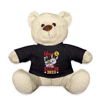 Year of the Rabbit 2023 - Teddy Bear - black - Front