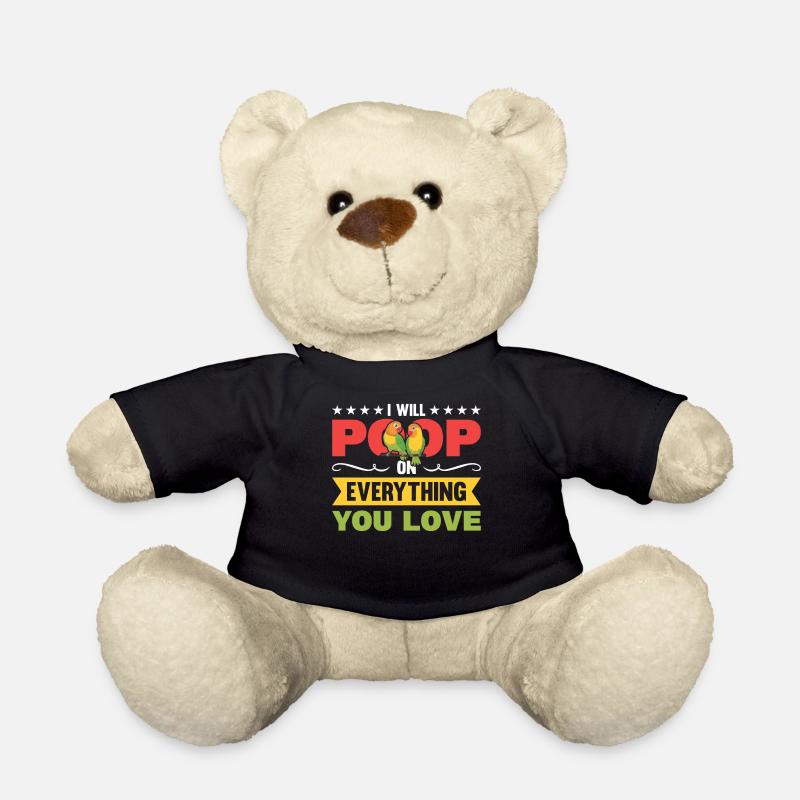 Ich Werde Auf Alles Kacken, Was Du - Teddy - Schwarz
