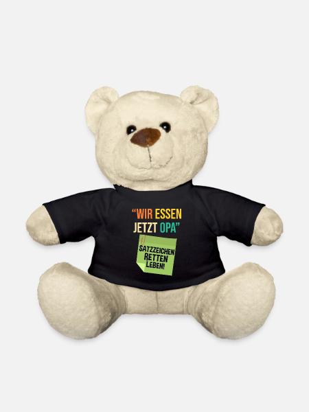 Wir essen jetzt Opa - Teddy - Schwarz