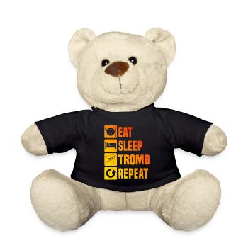 Trombone Trombone Jazz Trombone Jazz Trombonist - Teddy Bear - black - Front