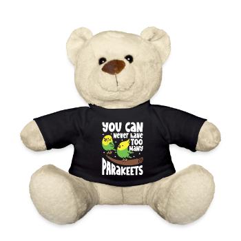 Vous ne pouvez jamais avoir assez de perruches - Nounours - noir - Devant