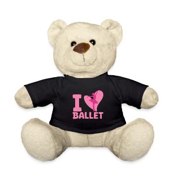 Ballet - Teddy Bear - black - Front