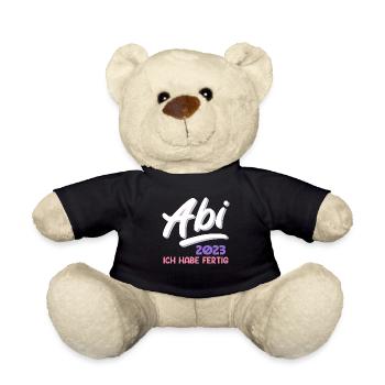 Abi 2023 Abitur 2023 Ich habe fertig Abiturientin - Teddy - Schwarz - Vorne