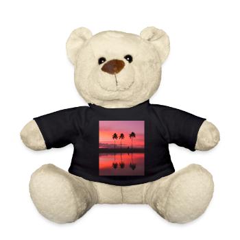 Captivating Sunsets: Beauty of Nature on Display - Teddy Bear - black - Front