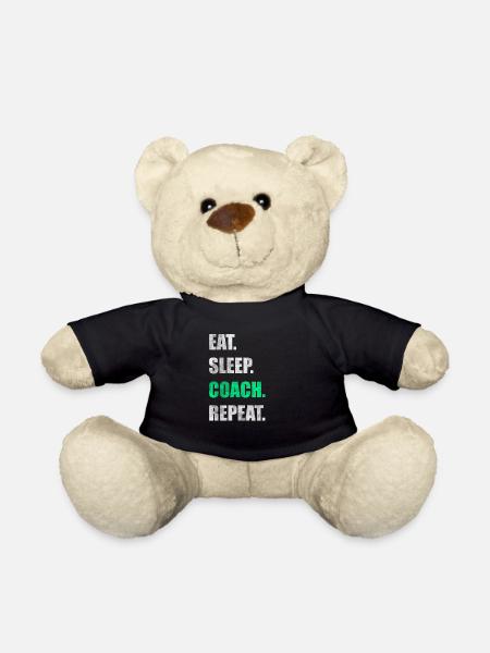 Eat Sleep Coach Wiederholung - Teddy - Schwarz