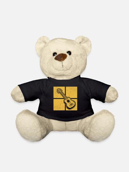 Ukulele Ukulele-Spieler Ukulelist - Teddy - Schwarz