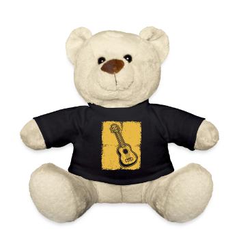 Ukulélé Joueur de ukulélé Ukuléléliste - Nounours - noir - Devant