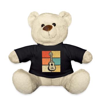 Ukulele Ukulele Player Ukulelist - Teddy Bear - black - Front