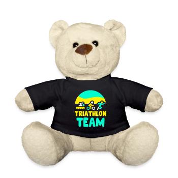 Triathlon Team Triathletin Triathlons Triathlet - Teddy - Schwarz - Vorne