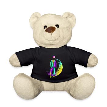 Costume d’homme avec chapeau pour Mardi Gras - Nounours - noir - Devant