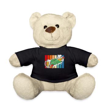 Party Bierpong Beer Pong Tisch Bier Pong - Teddy - Schwarz - Vorne