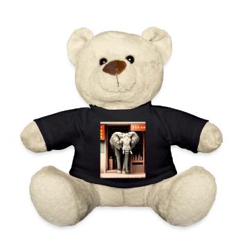 comme un taureau dans un magasin de porcelaine Porzellanladen - Nounours - noir - Devant