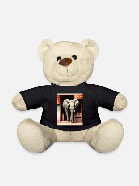 wie ein Stier im Porzellanladen - Teddy - Schwarz