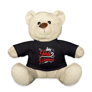 Mädelswochenende Urlaub Girls Weekend Spring Break - Teddy - Schwarz - Vorne