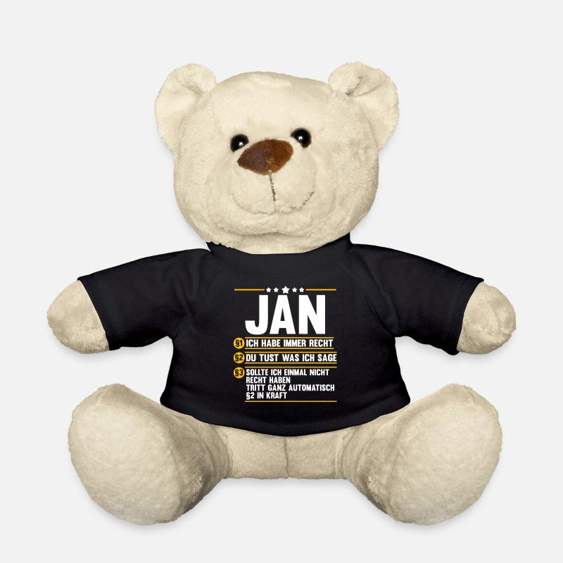 Jan - Teddy - Schwarz