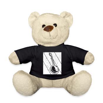 Banjo Banjo joueur Banjoïste - Nounours - noir - Devant