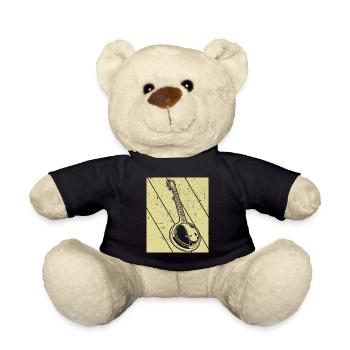 Banjo Banjo joueur Banjoïste - Nounours - noir - Devant