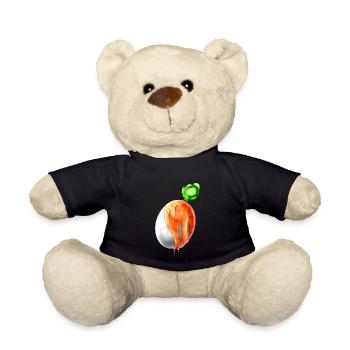 Easter Egg Painted As Carrot On Easter - Teddy - Schwarz - Vorne