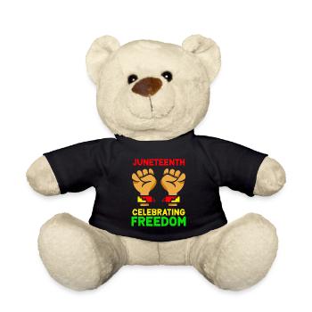 Juneteenth Feier Der Freiheit Black 1865 Afrika - Teddy - Schwarz - Vorne