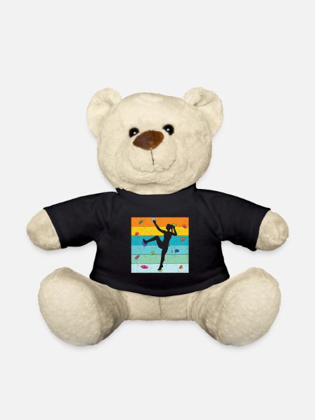 Wand Klettern - Teddy - Schwarz