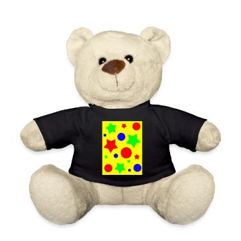 Clowncore Aesthetic Pattern - Teddy - Schwarz - Vorne