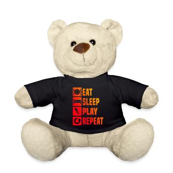 Salibandy Hockey Unihockeyspielen Floorball - Teddy - Schwarz - Vorne