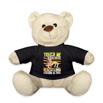 Touch Me And Your First Wrestling Lesson Is Free - Teddy - Schwarz - Vorne