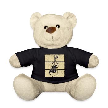 Cello Cellospieler Cellist - Teddy - Schwarz - Vorne