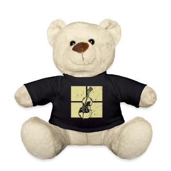 Cello Cellospieler Cellist - Teddy - Schwarz - Vorne