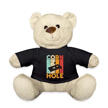 Cornhole - Teddy Bear - black - Front