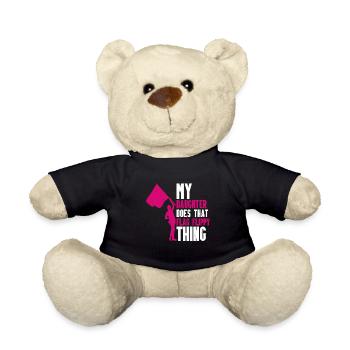 Color protection - Teddy Bear - black - Front