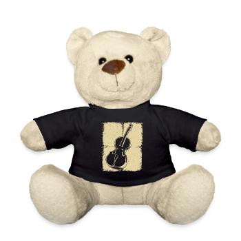 Cello Cellospieler Cellist - Teddy - Schwarz - Vorne