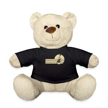 Cello cello player cellist - Teddy Bear - black - Front