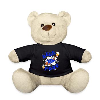 Beer Pong Table Party Game Drinking Game Beer Pong - Teddy Bear - black - Front
