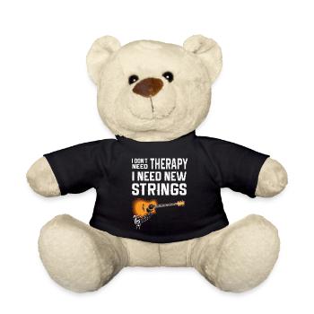 Gitarre Musik Gitarisst Gitarren Spruch - Teddy - Schwarz - Vorne