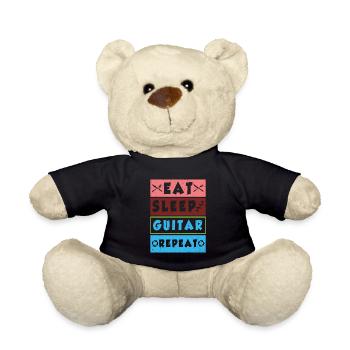 Gitarre Musik Gitarisst Gitarren Spruch - Teddy - Schwarz - Vorne