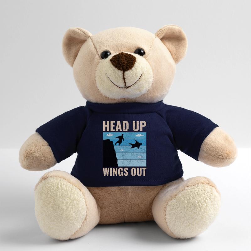 Wingsuit flying Base Jumping Skydiving Wingsuiting Teddy Bear