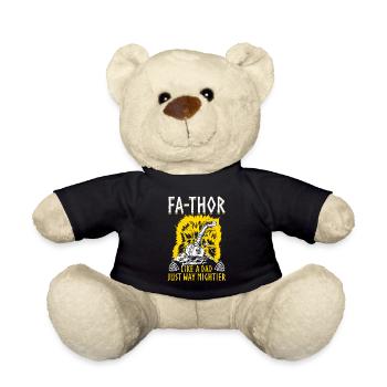 Vathor pour hommes - Fête des pères Cadeau de la fête des pères Viking - Nounours - noir - Devant
