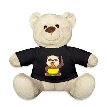 Panda Ramen Japanisches Essen - Teddy - Schwarz - Vorne