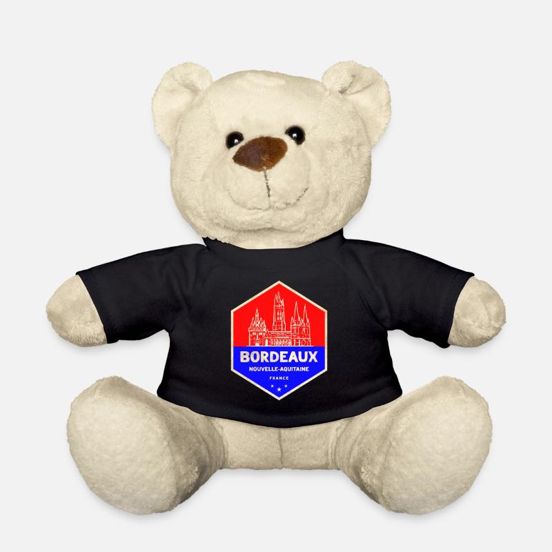 Bordeaux Emblem Nouvelle-Aquitaine - Teddy - Schwarz