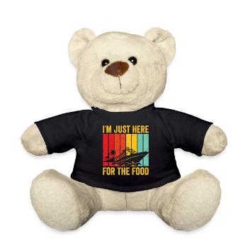 Drôle de croiseur de croisière Bateau de croisière rétro - Nounours - noir - Devant