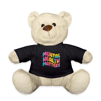 Mentale Health Matters Awareness Mentale - Teddy Bear - black - Front