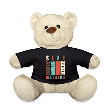 Jagen Jagdspruch & Jäger Geschenkidee - Teddy - Schwarz - Vorne