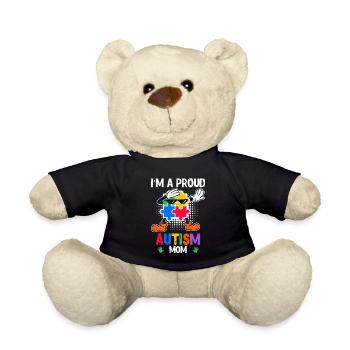 Autistische Kinder Vielfalt für Mom - Teddy - Schwarz - Vorne